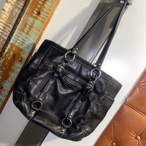 Coach Leather Gallery East/West Tote